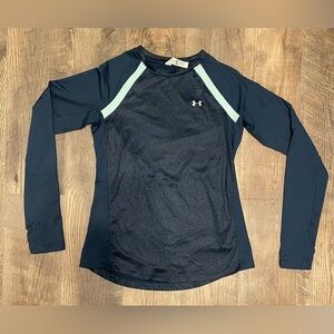 Under Armour Top Small Cold Gear Fitted Pullover Shirt Running Gym‎